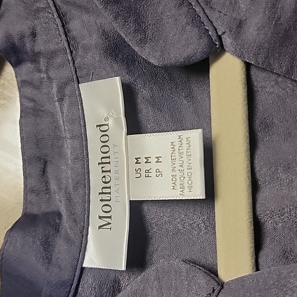 Motherhood Maternity Sleeveless Button-up Dress w/Belt - Picture 5 of 16